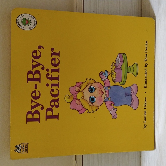 Golden Books Other - Vintage 1992 Muppet Babies: Bye-Bye, Pacifier Book By Louise Gikow